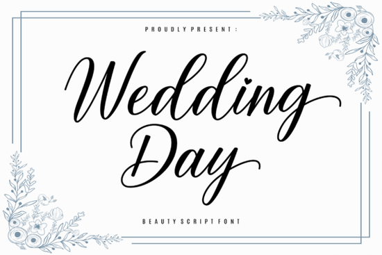 Wedding Day Font